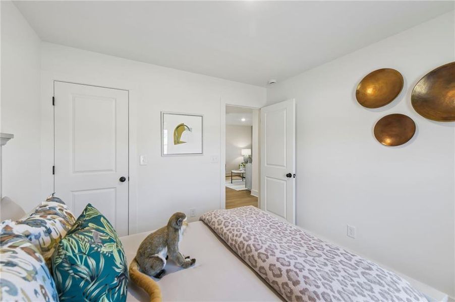 Furnished interior view inside a new home in Tribute, Hoschton (Image 27).