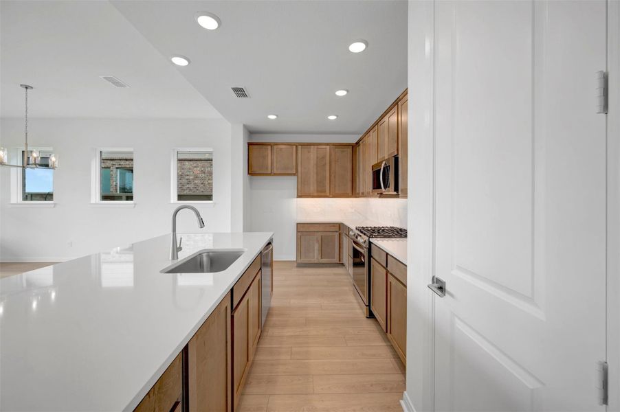 Furnished interior view inside a new home in , League City (Image 15).