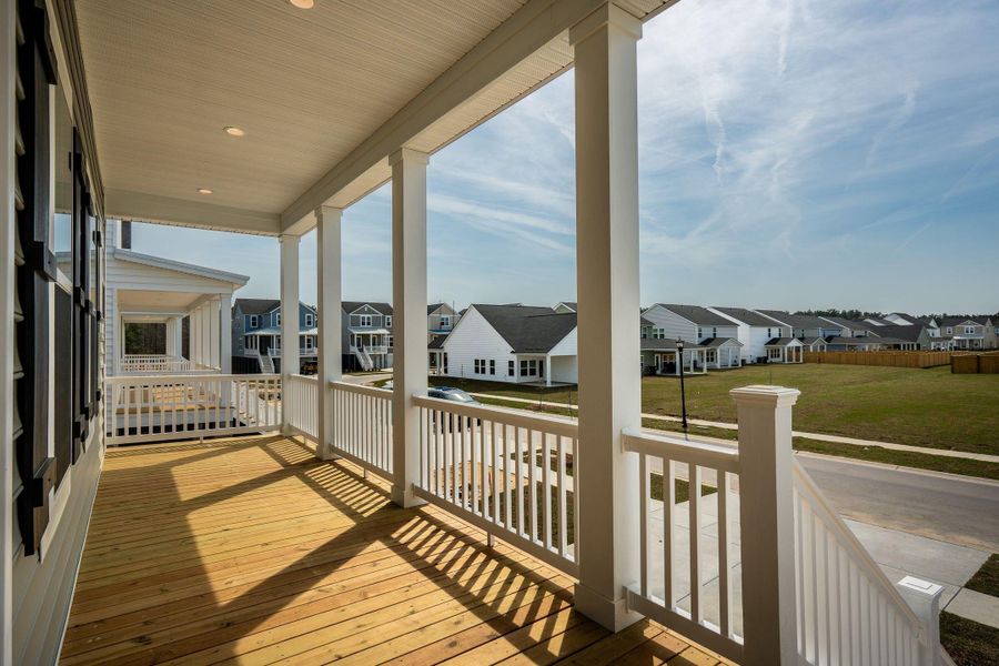 Exterior details and patio area of a home in Heron's Walk at Summers Corner, Summerville (Image 23).