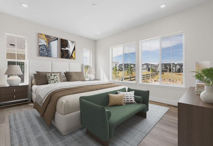 Homesite 51 Primary Bedroom - Virtually Staged - 6 of 12