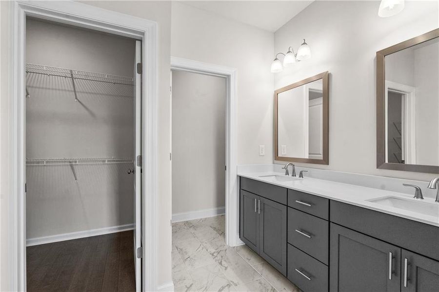 Furnished interior view inside a new home in Palisades Single Family, Cumming (Image 14).