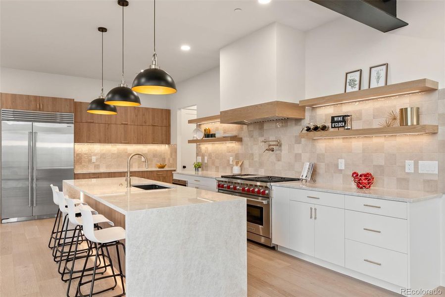 Furnished interior view inside a new home in , Evergreen (Image 4).