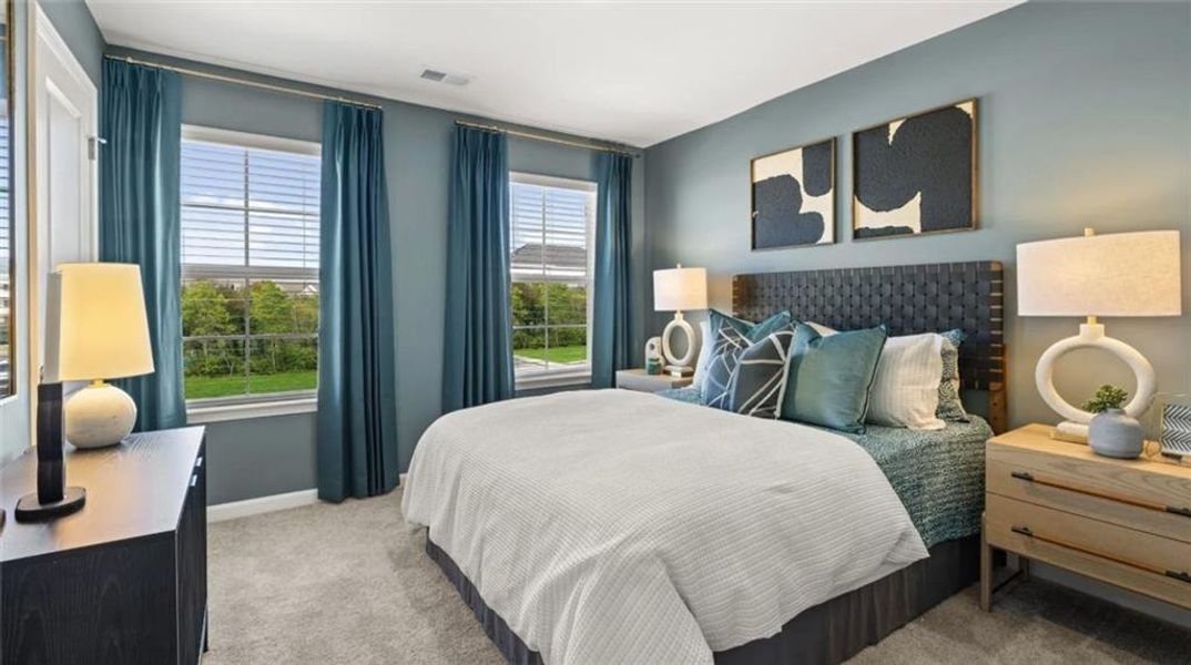 Furnished interior view inside a new home in Towns at Ivy Creek, Buford (Image 10).