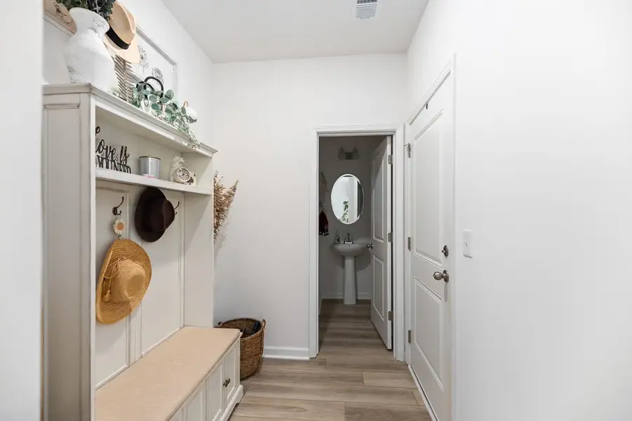 Furnished interior view inside a new home in Boykins Run Townhomes, Moncks Corner (Image 4).