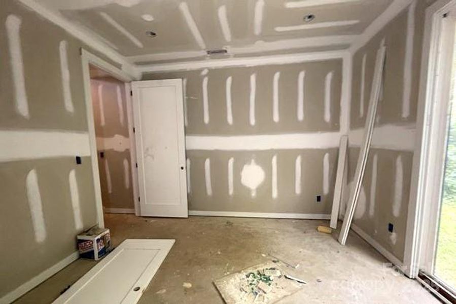 In-progress construction of a new home in , Charlotte, NC (Image 19).