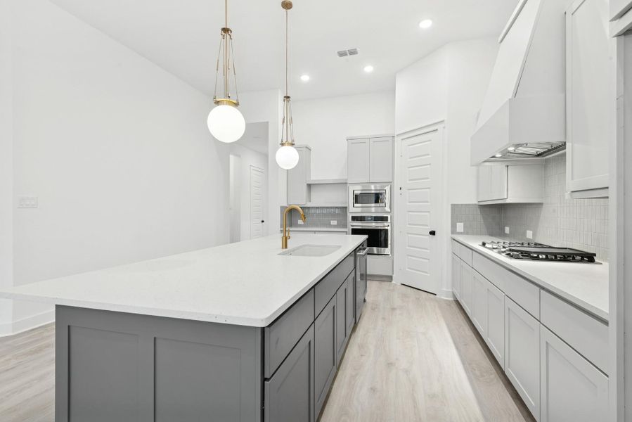 Furnished interior view inside a new home in ARTAVIA 50' Homesites, Conroe (Image 9).