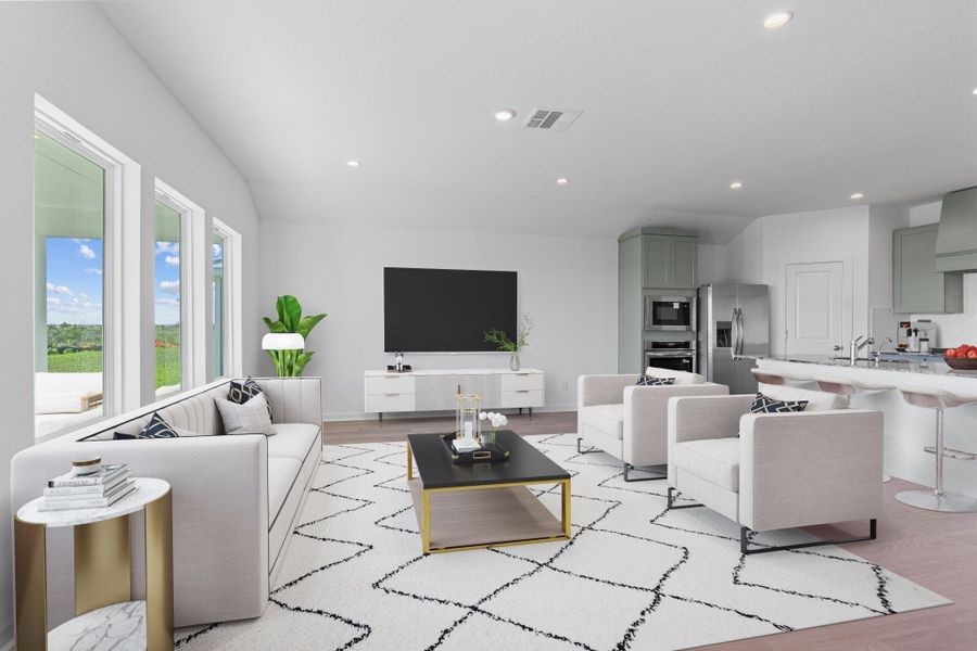 Furnished interior view inside a new home in Grand Cay Harbour, Texas City (Image 4).