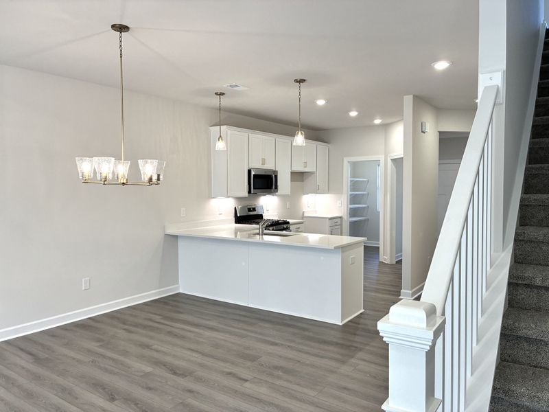 Furnished interior view inside a new home in Miller Park, Greenville (Image 9).