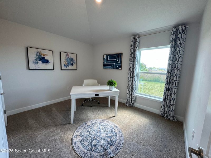Furnished interior view inside a new home in St. John Preserve, Palm Bay (Image 14). Furnished interior view inside a new home in St. John Preserve, Palm Bay (Image 14).