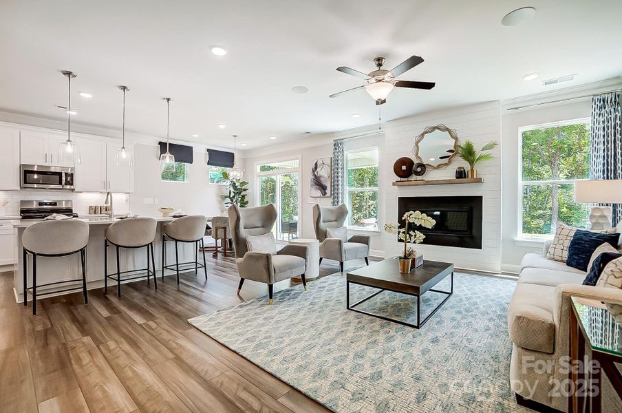 Furnished interior view inside a new home in Grier Meadows, Charlotte (Image 28).