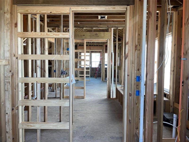 In-progress construction of a new home in , Galveston, TX (Image 4). In-progress construction of a new home in , Galveston, TX (Image 4).