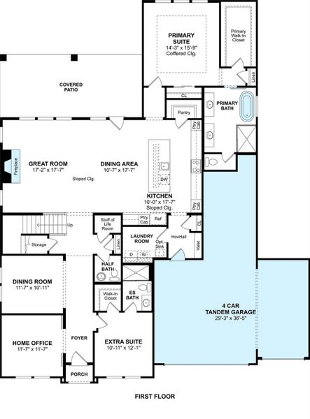 The Stirling floor plan by K. Hovnanian Homes. 1st Floor Shown. *Prices, plans, dimensions, features, specifications, materials, and availability of homes or communities are subject to change without notice or obligation. The Stirling floor plan by K. Hovnanian Homes. 1st Floor Shown. *Prices, plans, dimensions, features, specifications, materials, and availability of homes or communities are subject to change without notice or obligation.