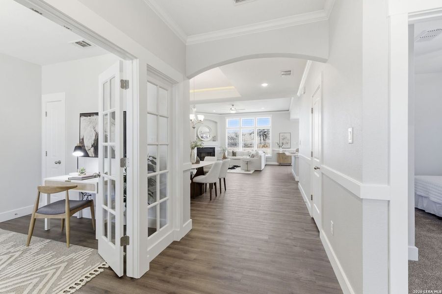 Furnished interior view inside a new home in Lonesome Dove, San Antonio (Image 10).