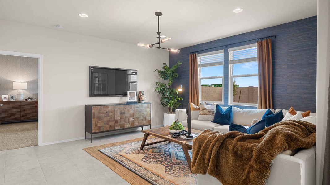 Furnished interior view inside a new home in Radiance at Superstition Vistas, Apache Junction (Image 10).