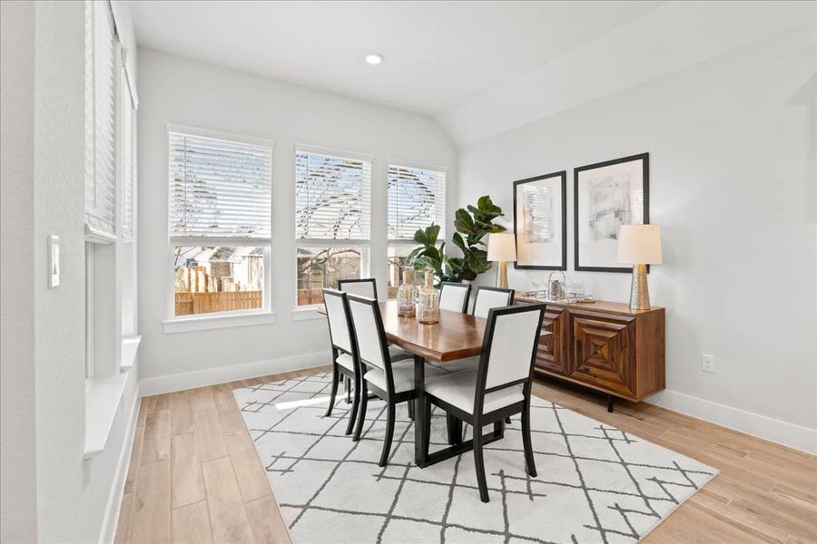 Furnished interior view inside a new home in 6 Creeks, Kyle (Image 19).
