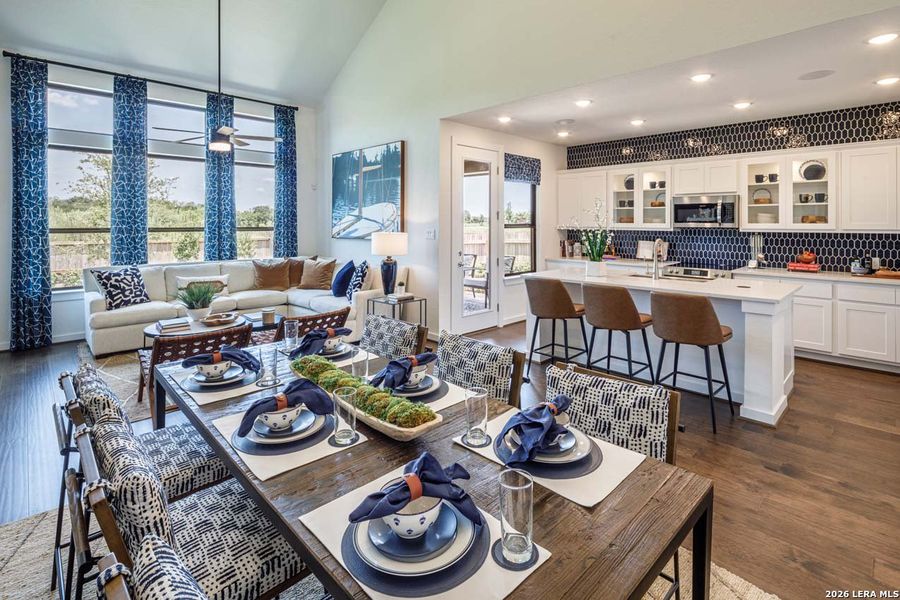 Furnished interior view inside a new home in Venado Crossing, Cibolo (Image 27).