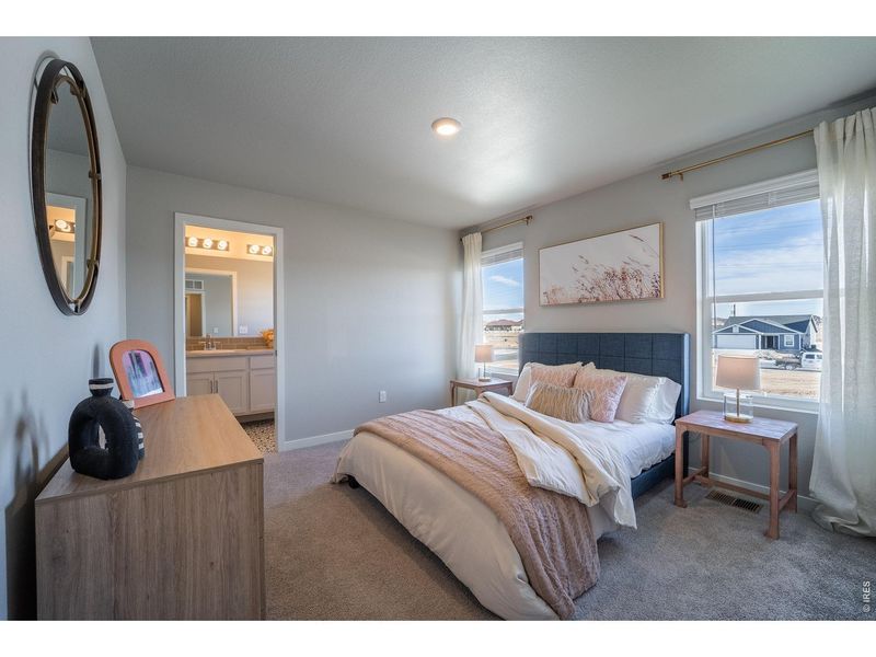 Furnished interior view inside a new home in Liberty Draw, Evans (Image 9).