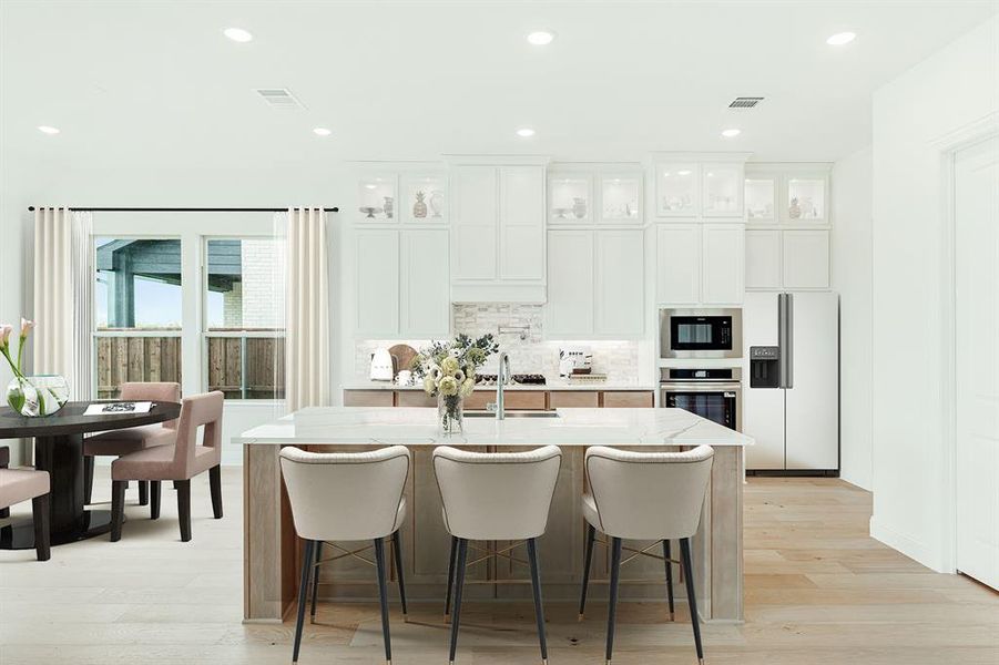 Furnished interior view inside a new home in Mosaic, Celina (Image 14).