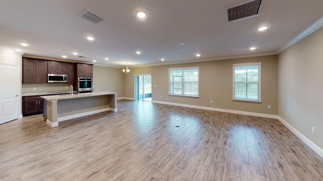 Representative unfurnished interior of a home built from the Westfield by Maronda Homes in Coastal Communities, Edgewater (Image 11).