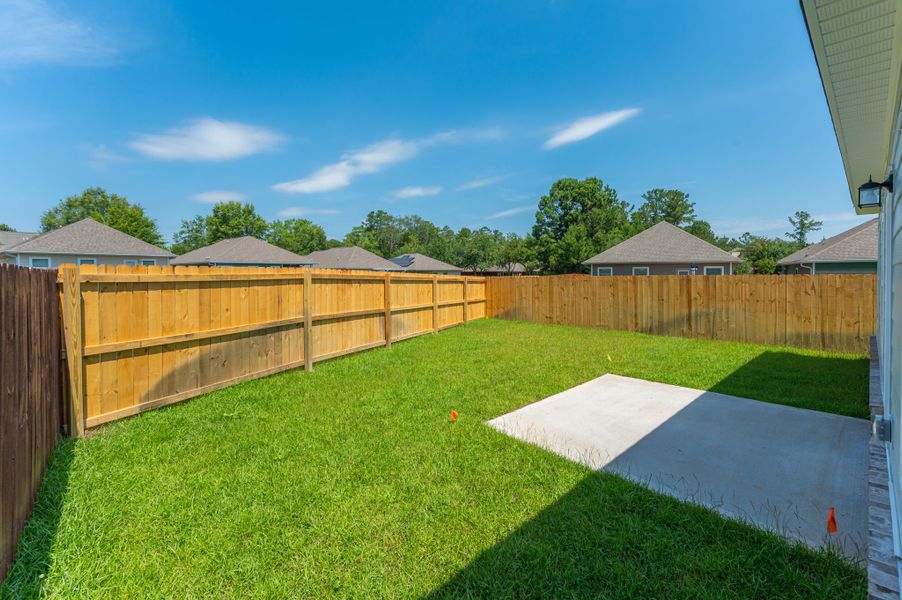 Representative exterior photo of a completed home built from the Austin by CJL Homes in Blossom Grove, Crestview, FL (Image 20).