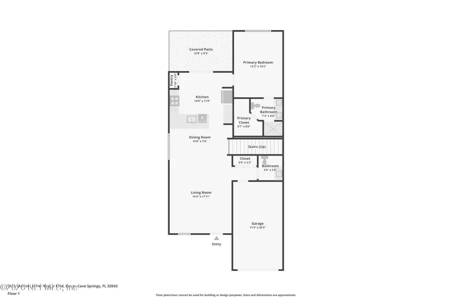 2D floor plan layout of this home in , Green Cove Springs, FL (Image 5).