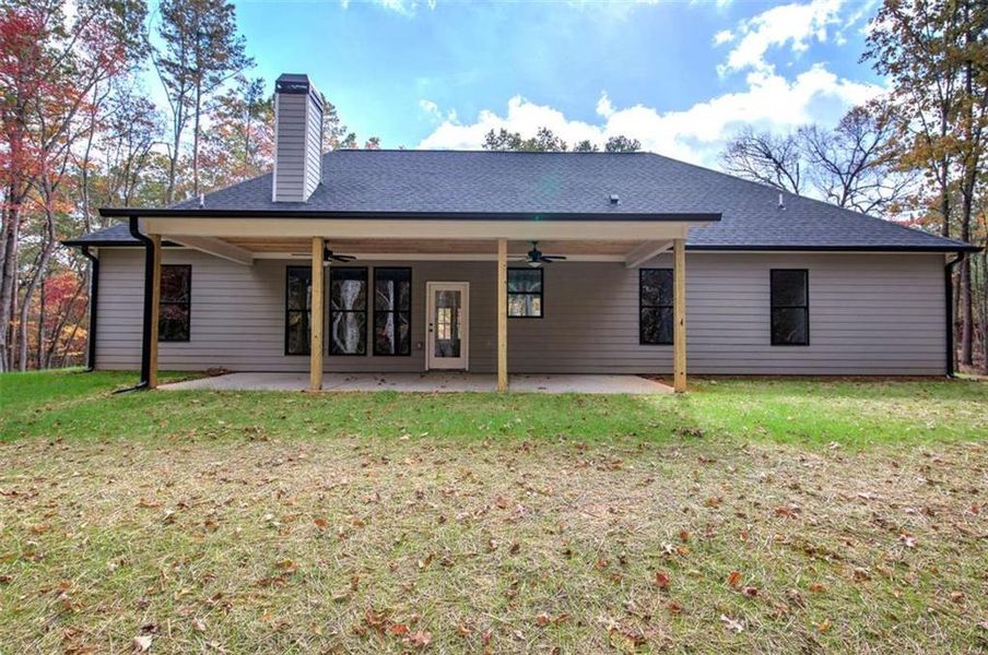 Exterior details and patio area of a home in , Rockmart (Image 3). Exterior details and patio area of a home in , Rockmart (Image 3).