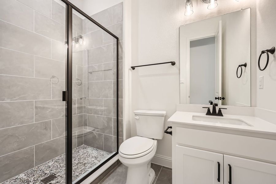 Plan 858 Secondary Bathroom Representative  Photo