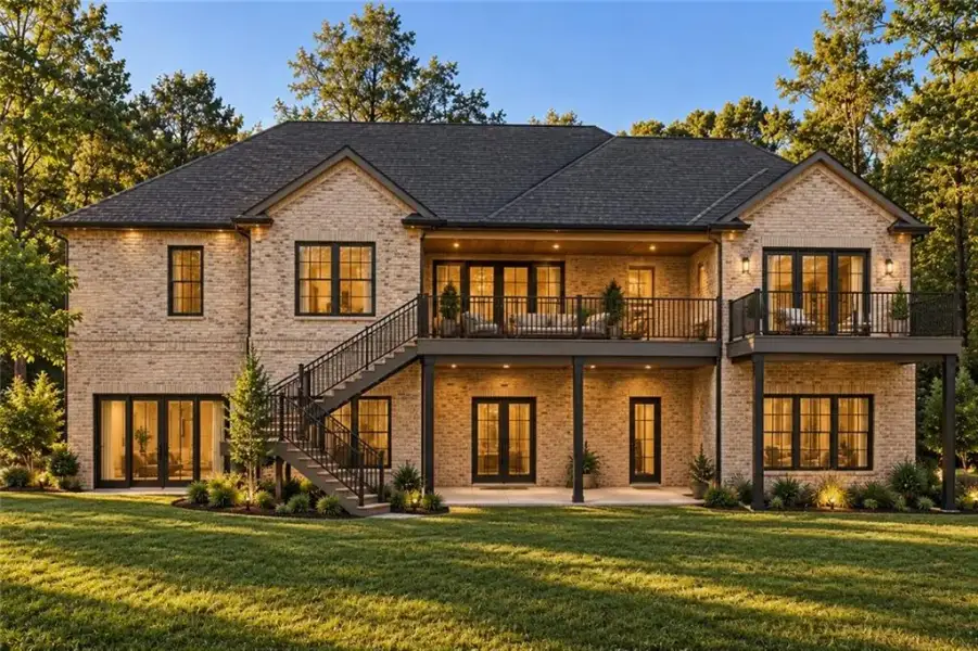 Front exterior of a new home in , Stone Mountain, GA, highlighting curb appeal (Image 2). Front exterior of a new home in , Stone Mountain, GA, highlighting curb appeal (Image 2).