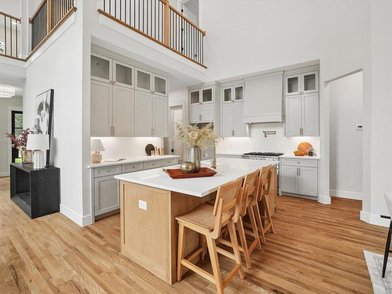 Furnished interior view inside a new home in , Dallas (Image 11).