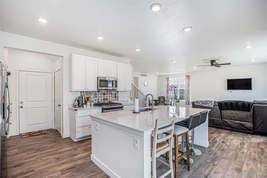 Furnished interior view inside a new home in Willow Bend, Thornton (Image 14). Furnished interior view inside a new home in Willow Bend, Thornton (Image 14).