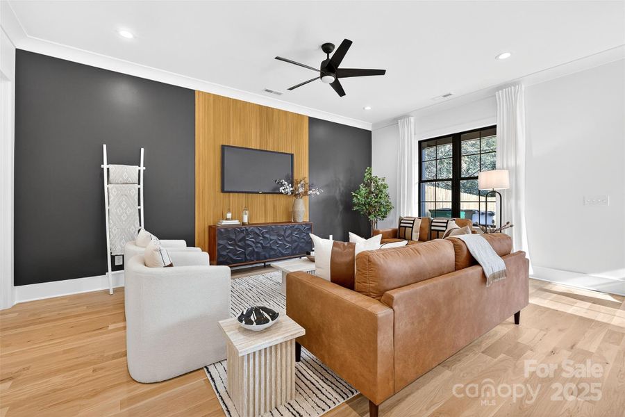 Furnished interior view inside a new home in , Charlotte (Image 14).