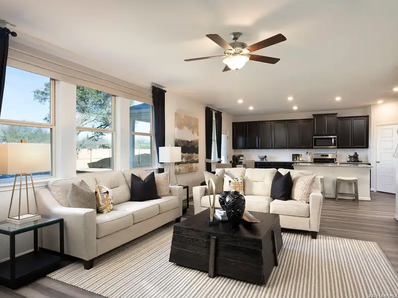 Furnished interior view inside a new home in Comanche Ridge, San Antonio (Image 5).