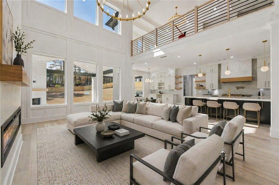 Furnished interior view inside a new home in , Grayson (Image 7).