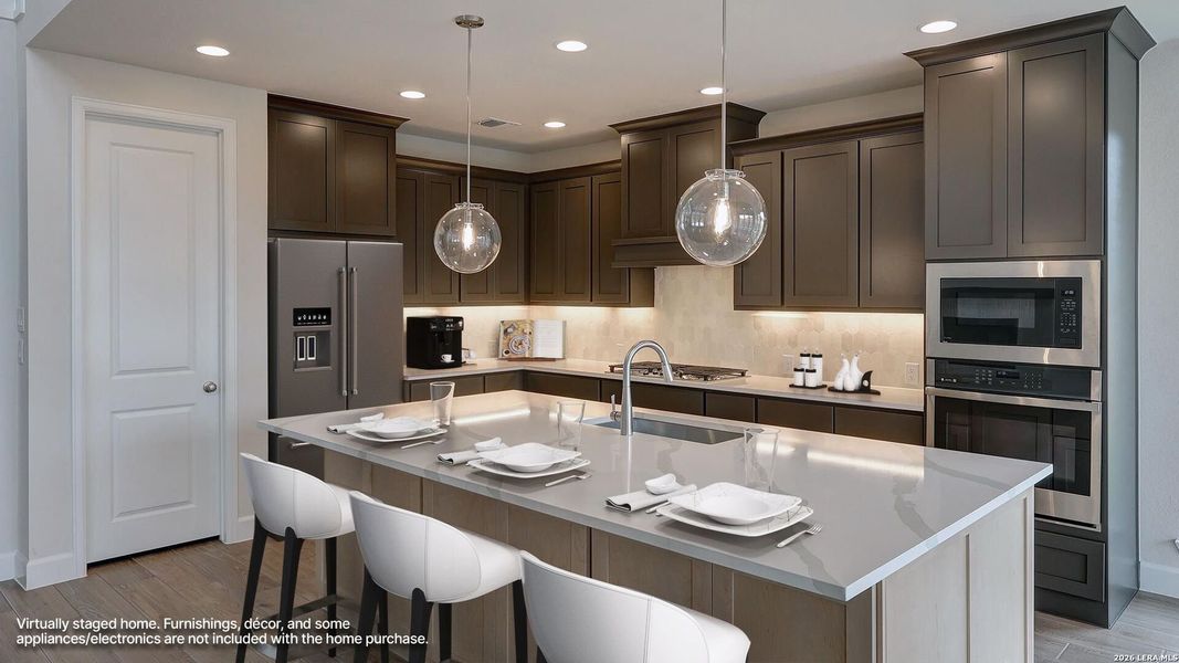 Furnished interior view inside a new home in Haby Hill, San Antonio (Image 6).
