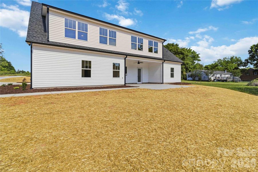 Exterior details and patio area of a home in , Clover (Image 4).