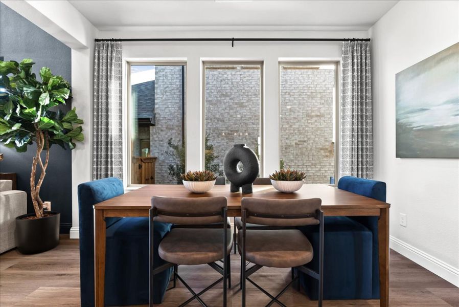 Representative furnished interior of a home built from the Highfield by Pacesetter Homes in La Terra at Uptown Celina, Celina (Image 10).