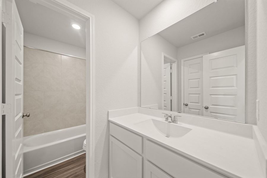 Furnished interior view inside a new home in Bluestem, Brookshire (Image 7).