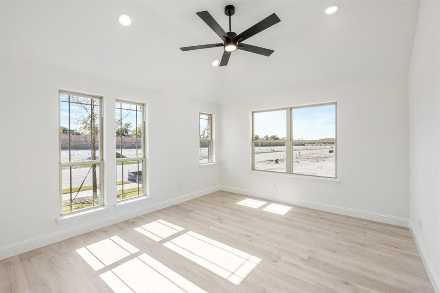 Spacious, unfurnished interior of a new home in Meadow Vista 60-65, Anna (Image 32). Spacious, unfurnished interior of a new home in Meadow Vista 60-65, Anna (Image 32).