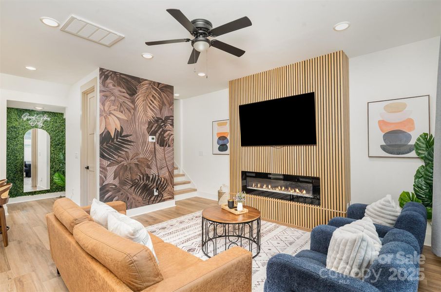 Furnished interior view inside a new home in , Charlotte (Image 4).