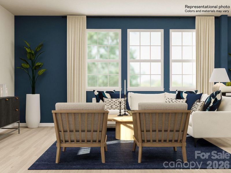 Furnished interior view inside a new home in Shannon Woods, Maiden (Image 4).