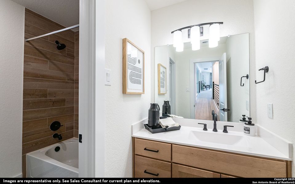 Furnished interior view inside a new home in Homestead, Schertz (Image 14). Furnished interior view inside a new home in Homestead, Schertz (Image 14).