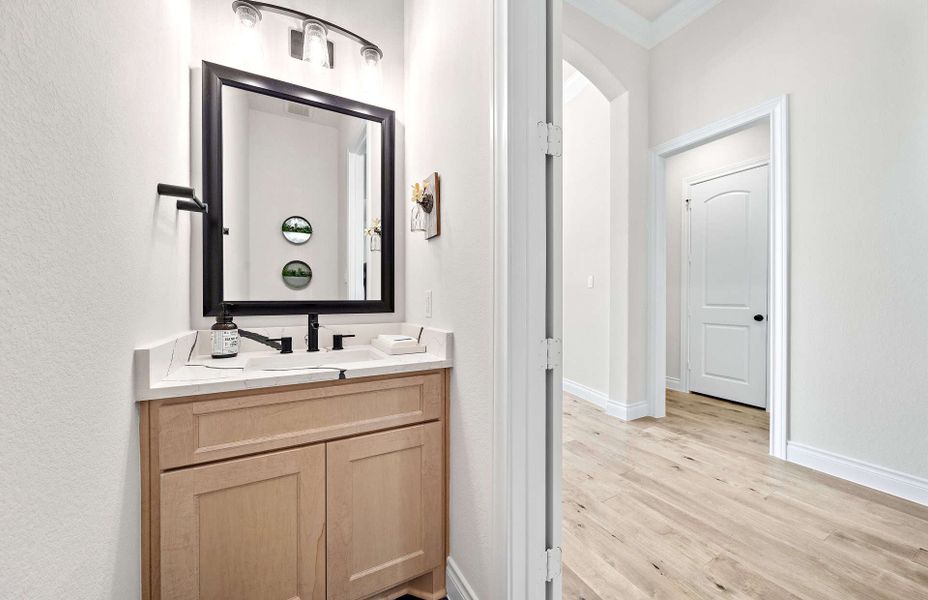 Furnished interior view inside a new home in Artavia 70′, Conroe (Image 6).
