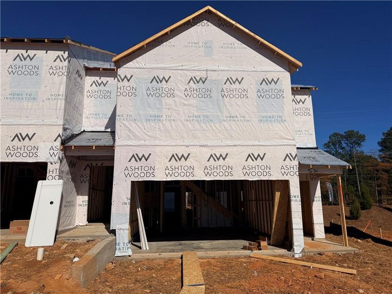 In-progress construction of a new home in Leydenview, Mableton, GA (Image 33).