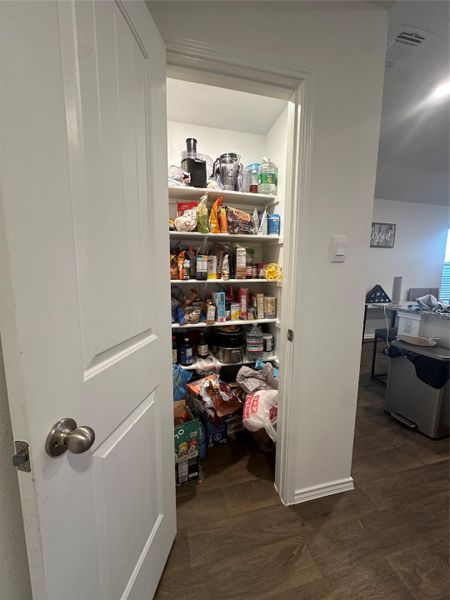 View of storage area