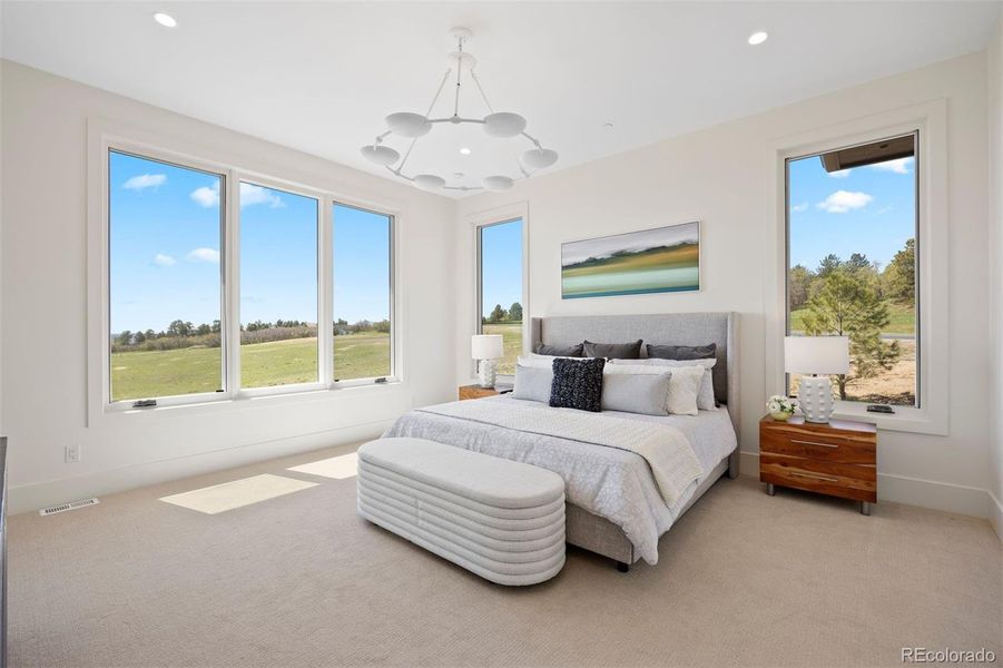 Furnished interior view inside a new home in , Castle Rock (Image 25).