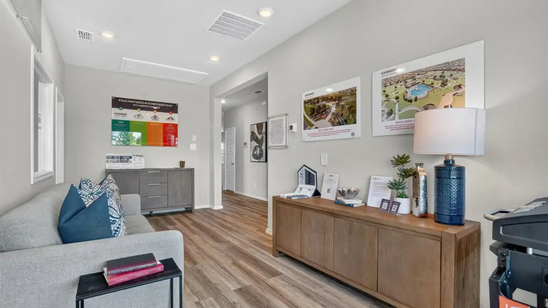 Furnished interior view inside a new home in Rosewood at Beltmill, Fort Worth (Image 39).