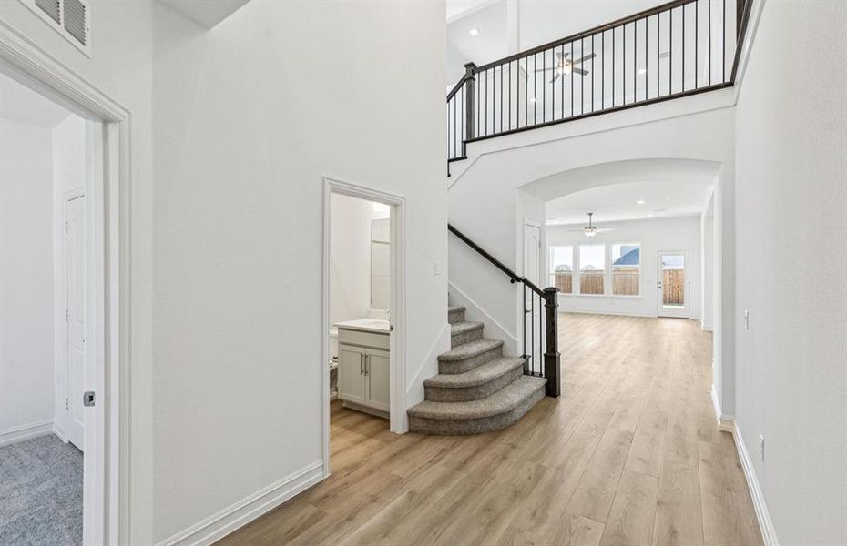 Welcoming entry into home Welcoming entry into home