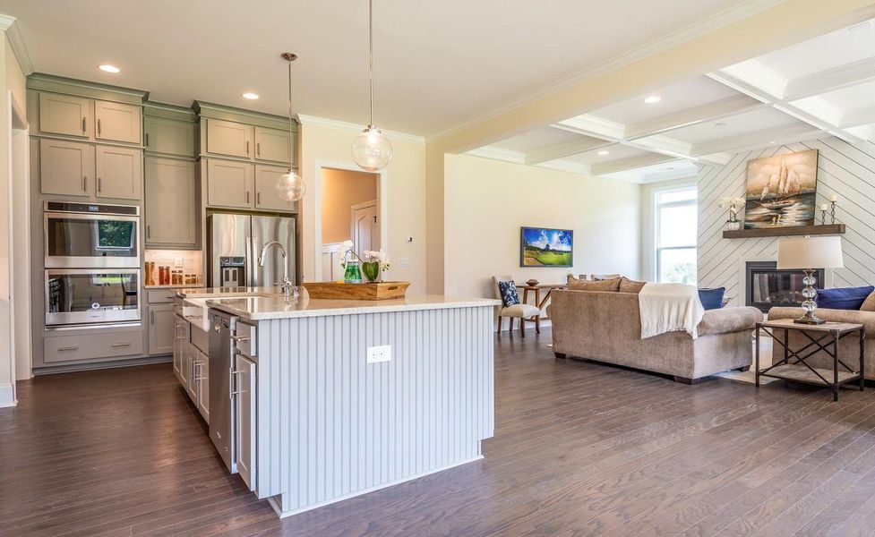 Representative furnished interior of a home built from the Columbia by Greybrook Homes in Shepherds Trace, Clover (Image 17).