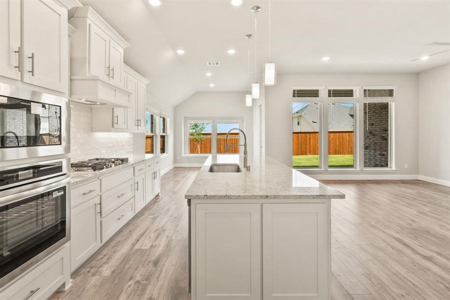 Furnished interior view inside a new home in Creekview Meadows, Pilot Point (Image 13).