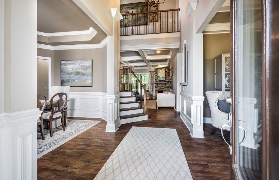 Representative furnished interior of a home built from the Worthington by Pulte Homes in The Retreat at Carolina Ridge, Harrisburg (Image 33).